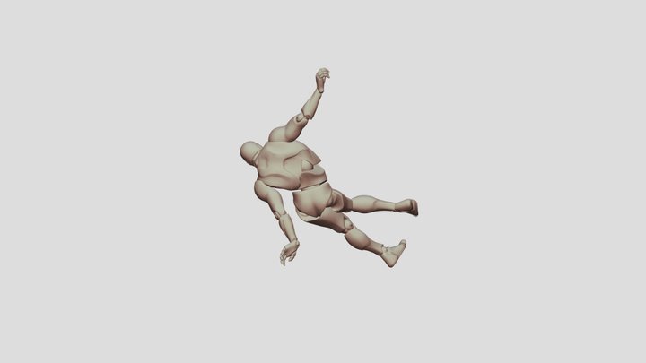 Skate Tricks off-the-lip Bowl 3D Model