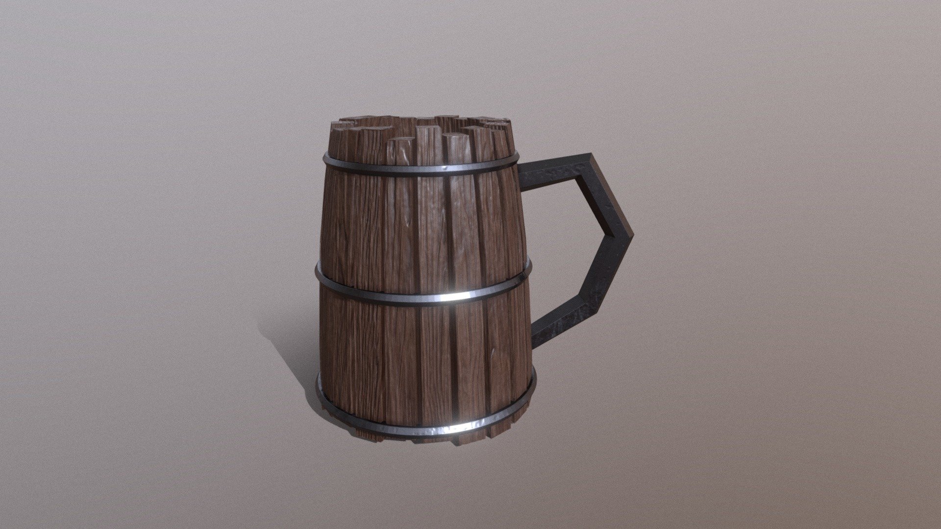 Low-poly Old Beer Mug - Download Free 3D model by sapphire12 [ff7785d ...