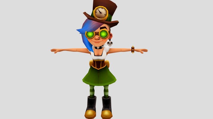 Mobile - Subway Surfers - Lucy 3D Model
