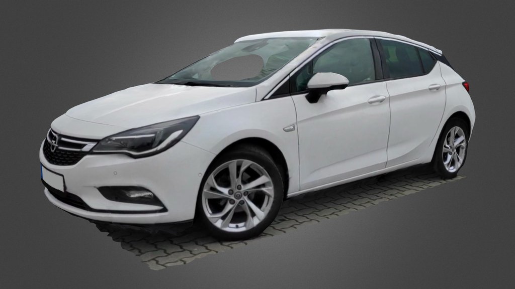 3D Scanned Opel Astra K Hatchback (2015) [Free]