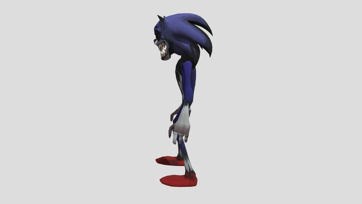 EXE/Faker | Black Sun FNF 3D Model