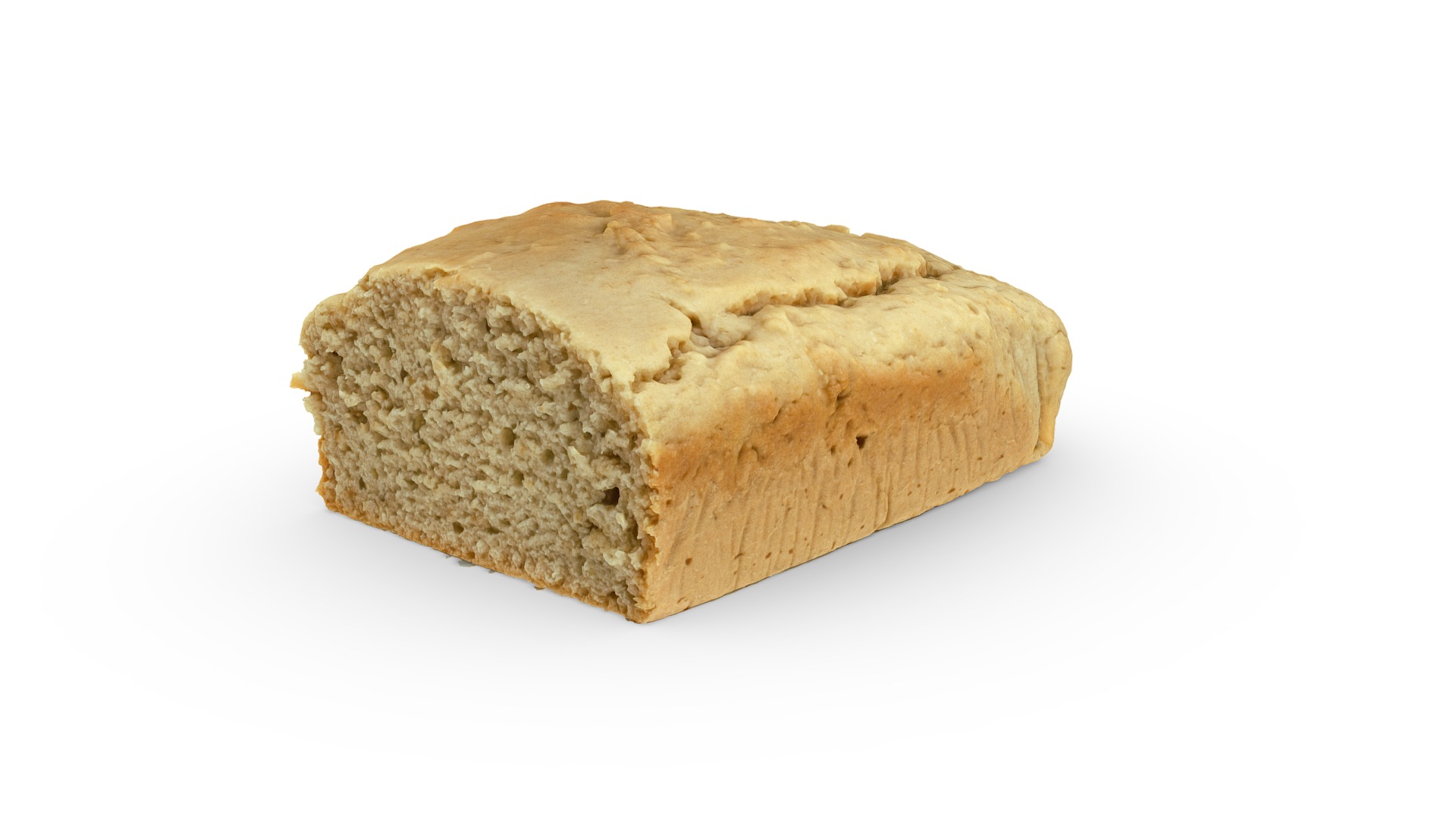 3D model Reddit Peanut Butter Bread - This is a 3D model of the Reddit Peanut Butter Bread. The 3D model is about a loaf of bread.