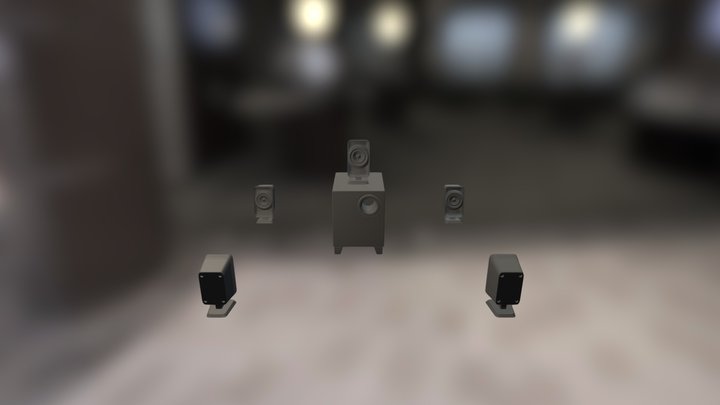 5_1 Аккустика 3D Model