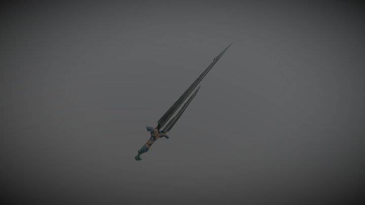 Double Blade Dagger 3D Model