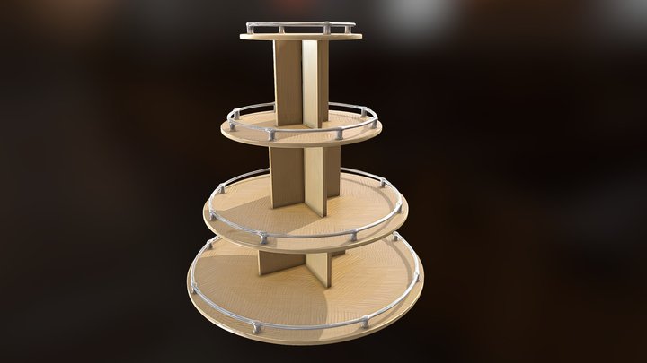 expositor redondo – Modello 3D gratuito STL