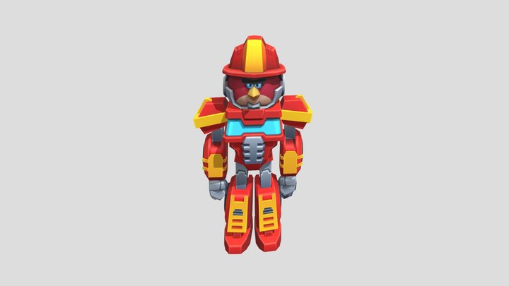 Angry Birds Transformers - Heatwave 3D Model