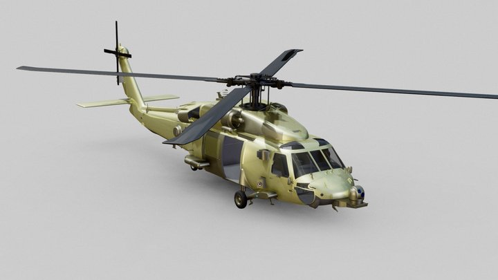 Sea Hawk SH-60 3D Model