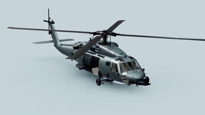 Sea Hawk SH-60 3D Model