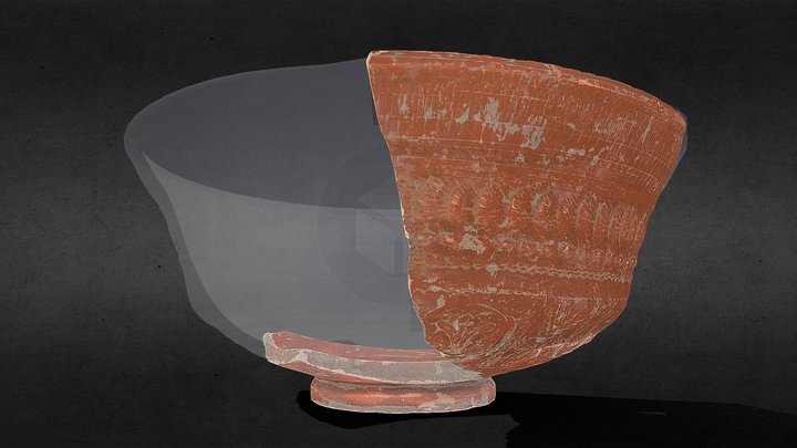 terra sigillata sudgálica 837/21/55/300 3D Model