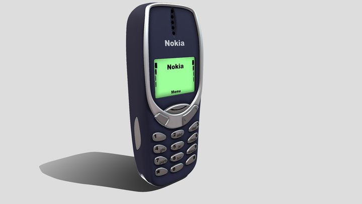 Nokia 3310 3D Model