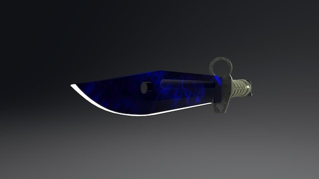 CS:GO Bayonet | Doppler Phase 4 3D Model