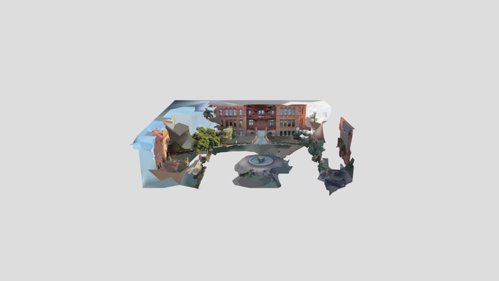 Old Man Fountain 3D Model
