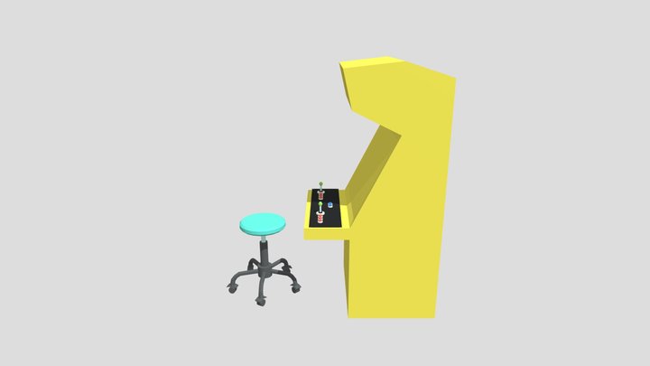 Arcade Game 3D Model