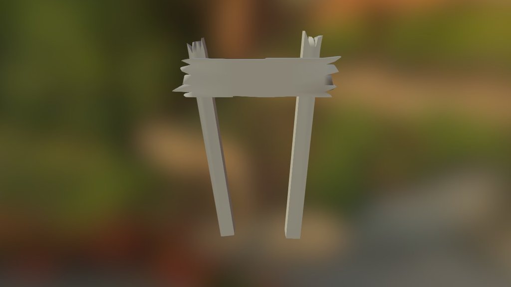 Signpost TEST 3D model by James Waterhouse (WaterhouseJames