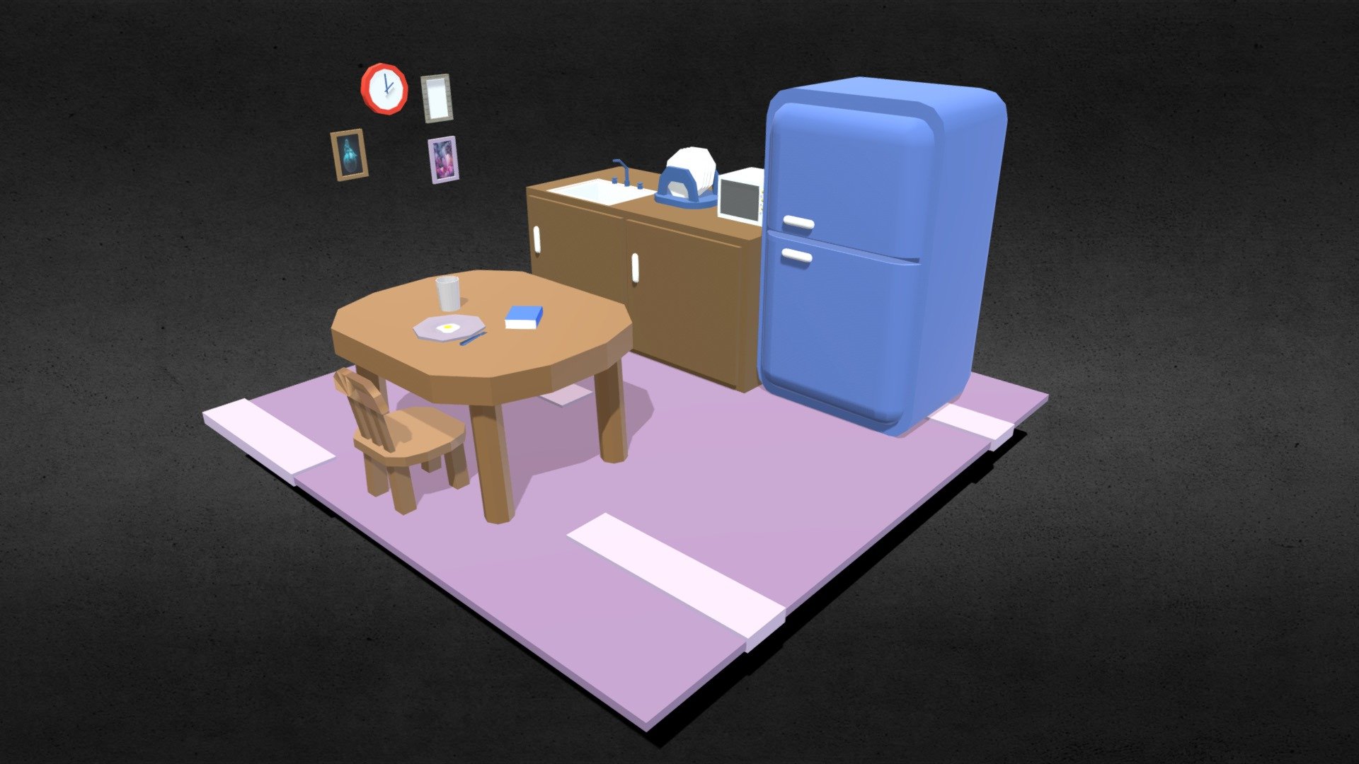 Kitchen — Sketchfab embed 3D viewer