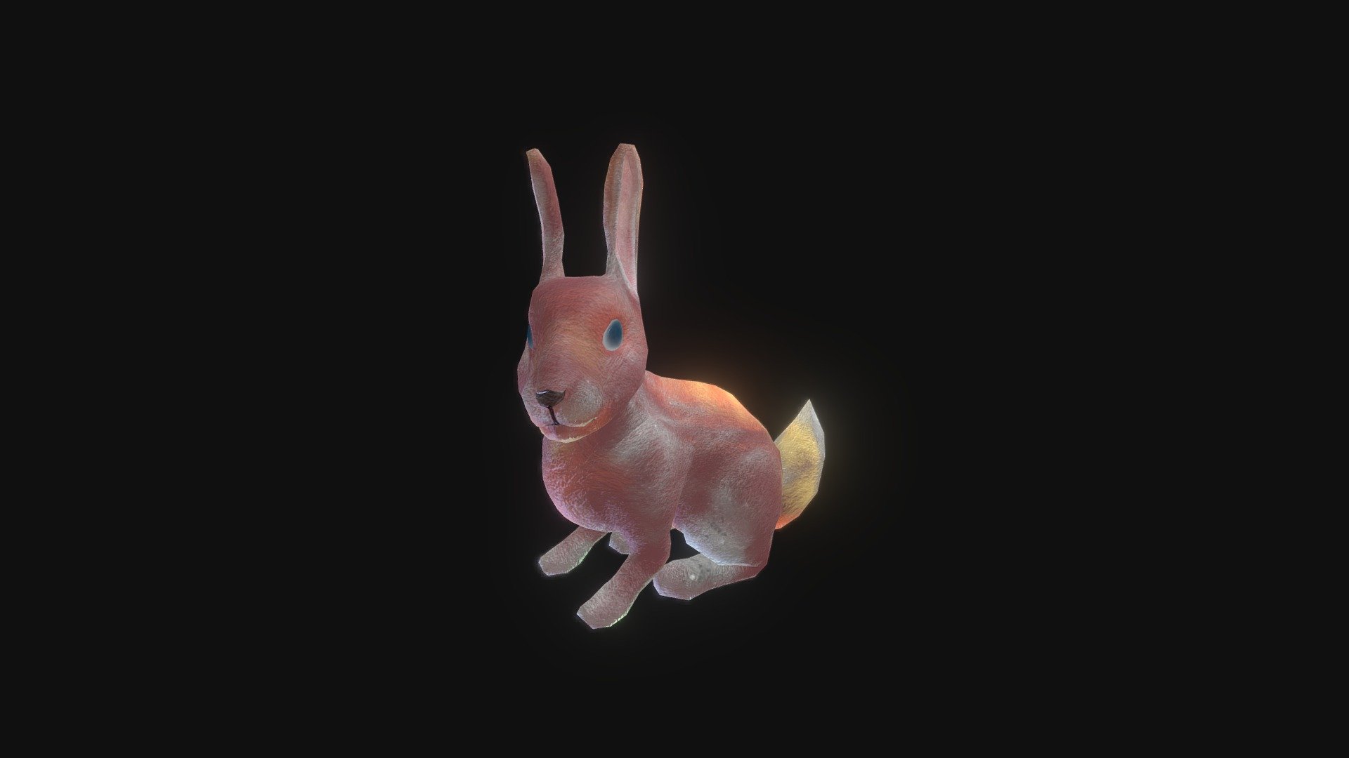 Fire Rabbit 3D model by MildriAB [ff7ec3b] Sketchfab