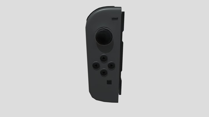 Left Joycon Game Ready Model 3D Model