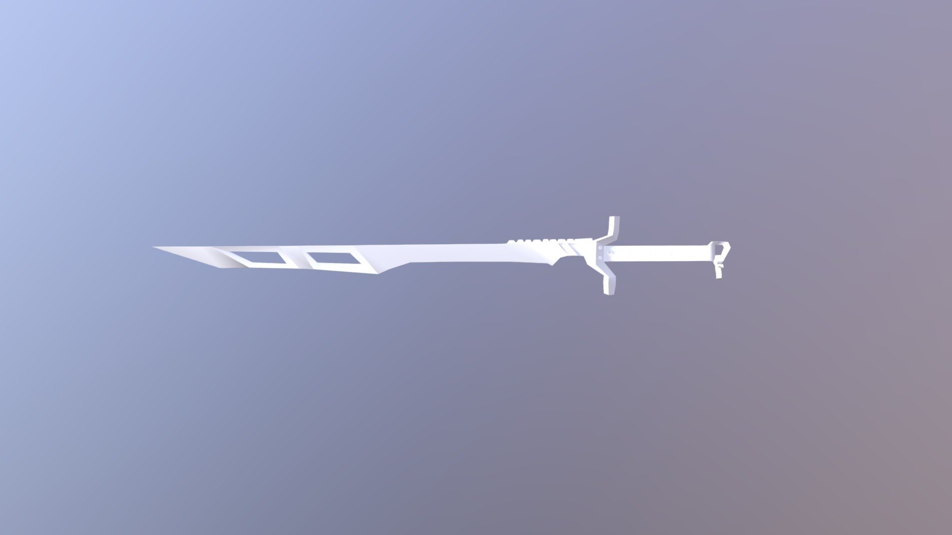 Tactical Damascus Sword(W.I.P.)