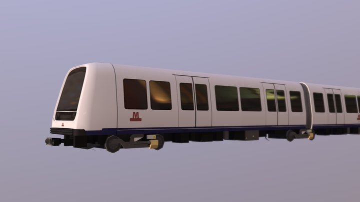 Copenhagen Metro for Cities Skylines 3D Model