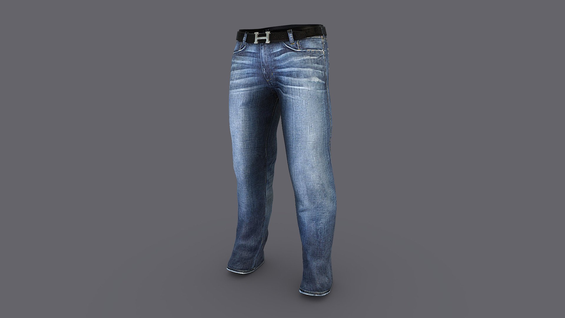 Men's Denim Pants Jeans - Buy Royalty Free model by 3dia (@3dia) [ff80331]