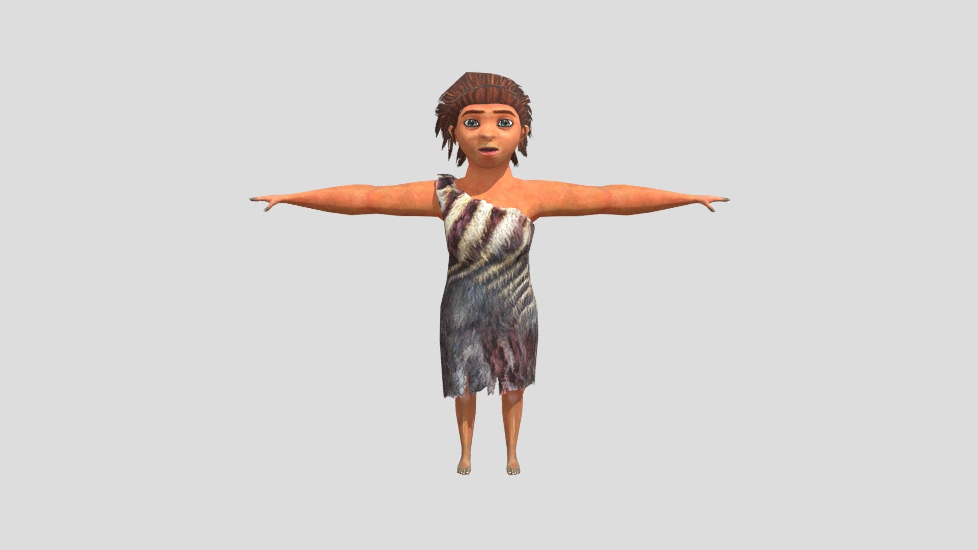 The Croods: Prehistoric Party (Wii) - Ugga Crood - Download Free 3D