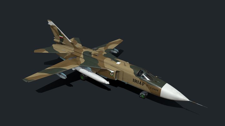 Su-24 MK Fencer D 3D Model