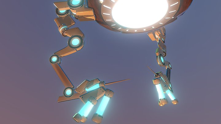 Medical robot arms 3D Model