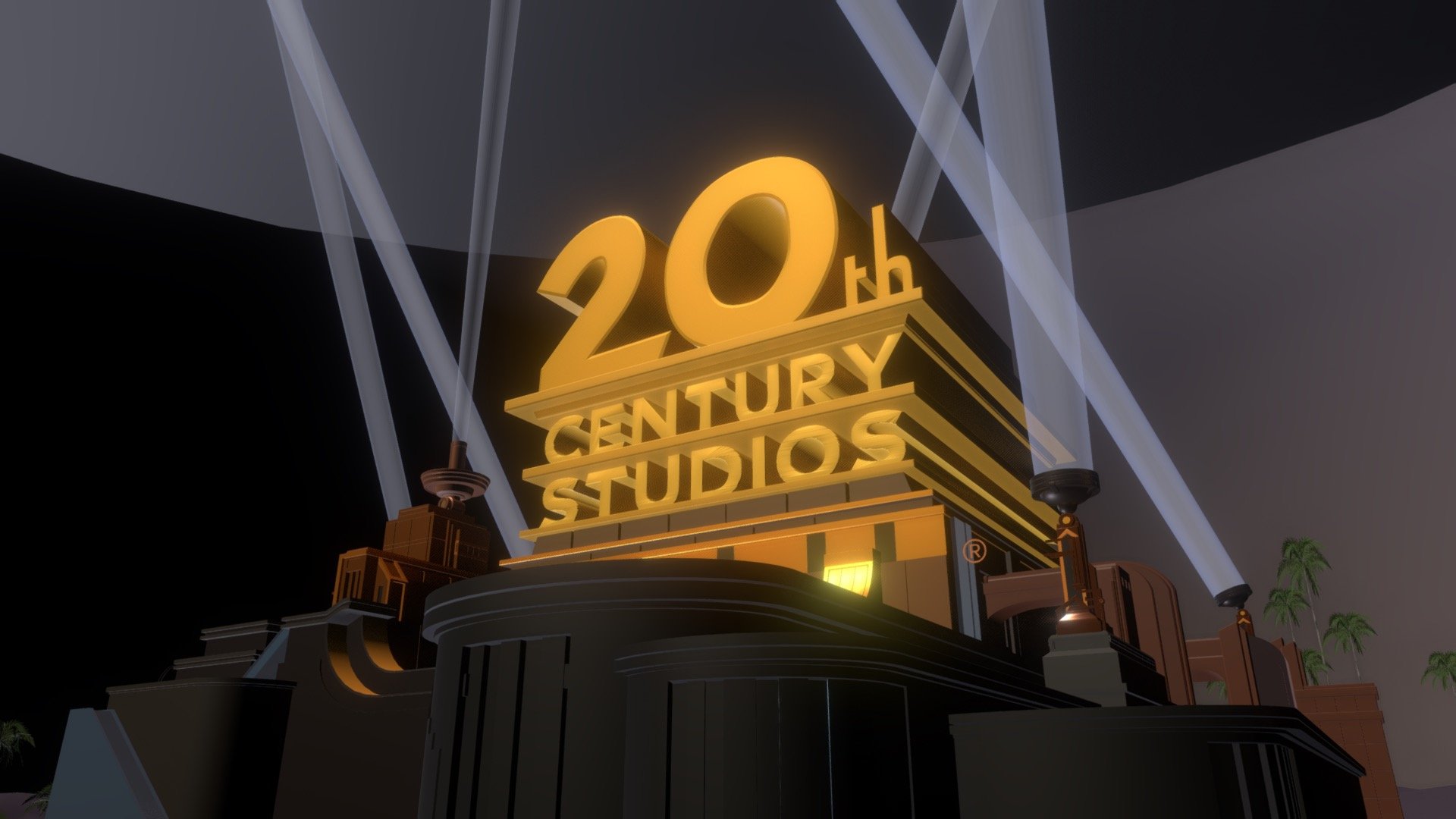 realistic-20th-century-studios-logo - Download Free 3D model by ...