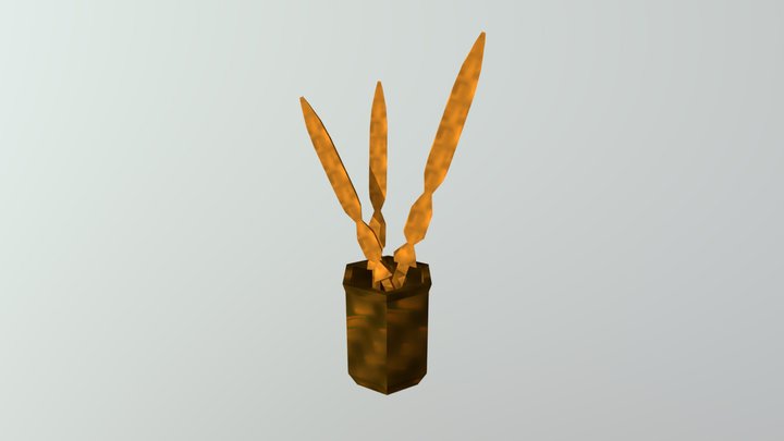 CESTO COM TACAPES 3D Model