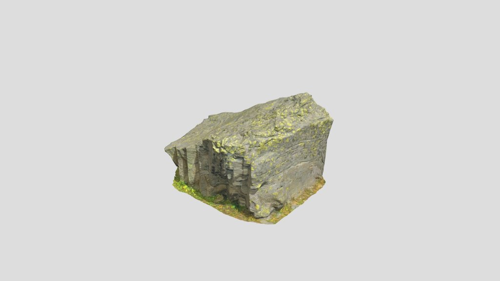 Rock Mounain Grassland Pbr Scan 06