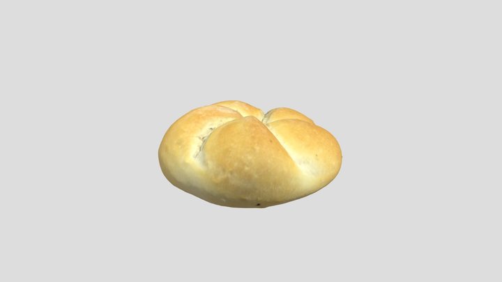 Bakery_kaiser_roll 3D Model