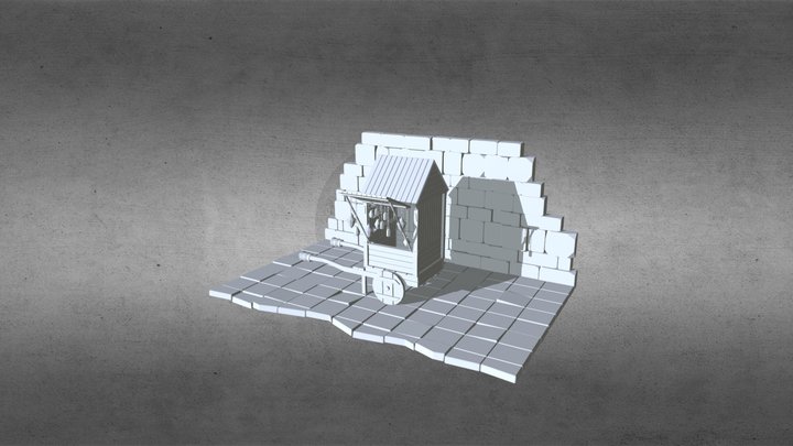 Lanterns Shop 3D Model