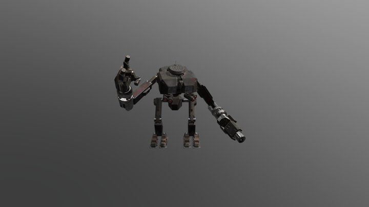 DAE Robot Posed 3D Model