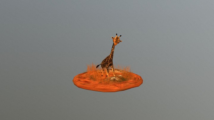 Girafa Ivi 3D Model
