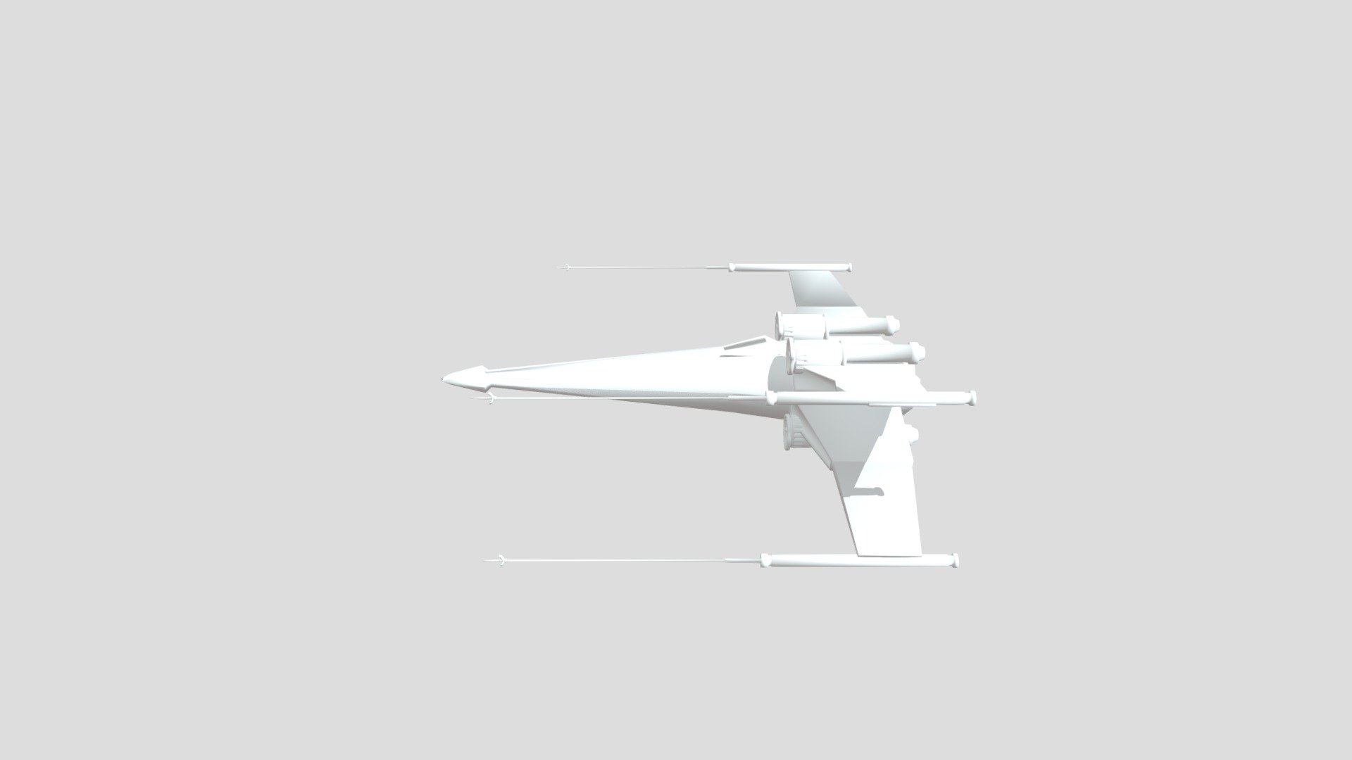 X-Wing - 3D model by PanPandaru [ff86520] - Sketchfab