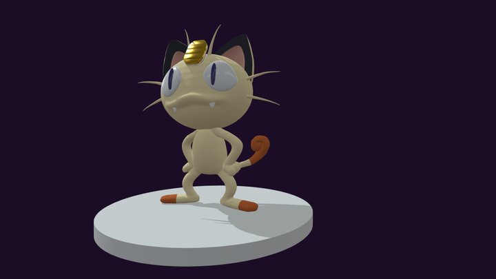 Meowth - Pokémon 3D Model
