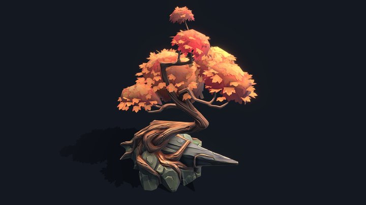 Stylized Tree 3D Model