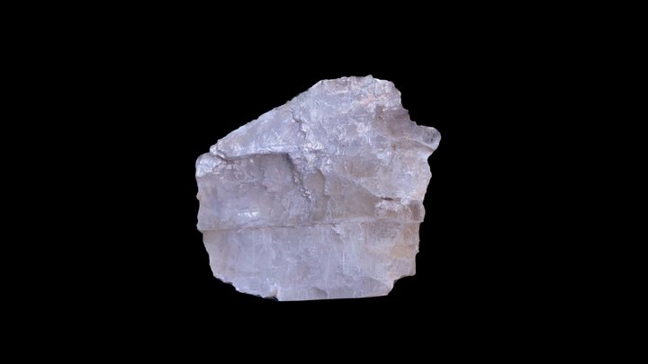 Lapis specularis or plaster stone, Cuenca, Spain 3D Model