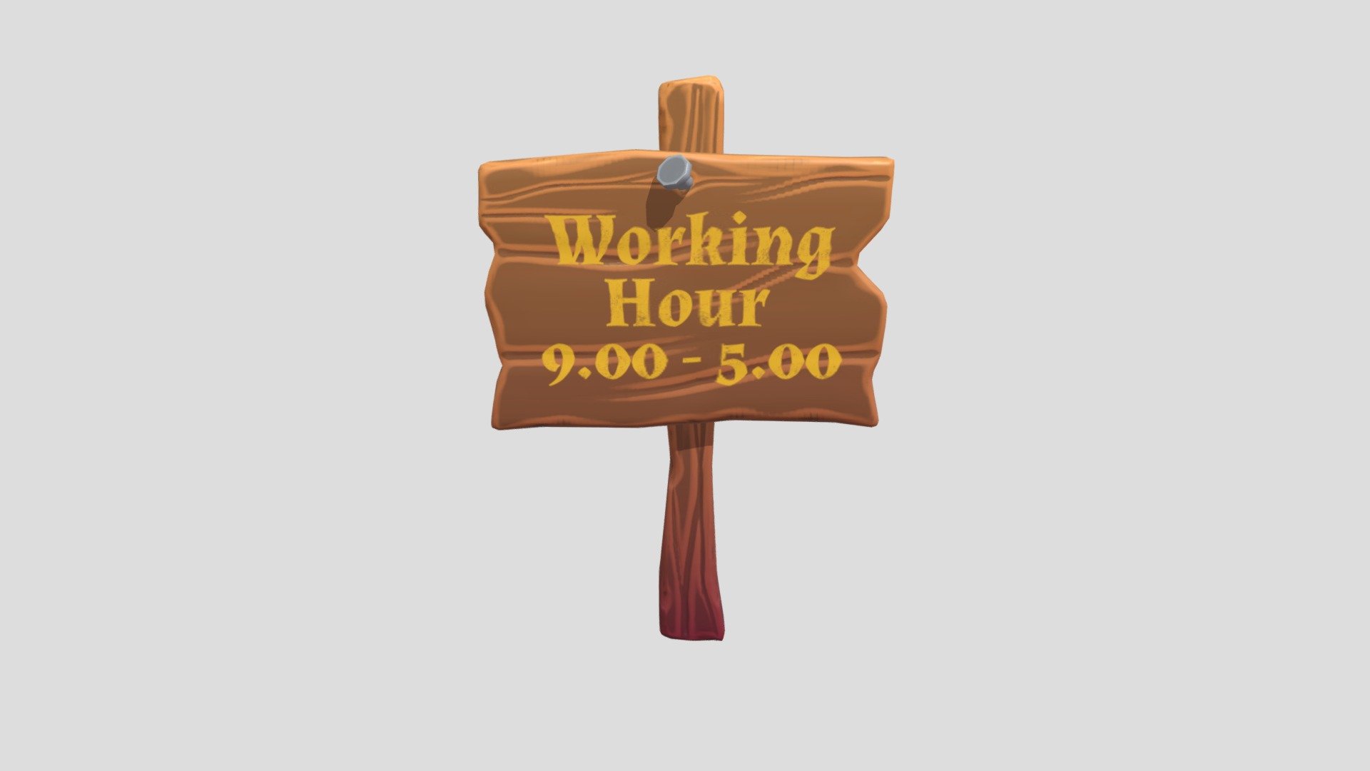 Wooden Sign