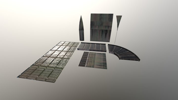 Environment Art: Assignment 2 Industrial Sci-fi 3D Model