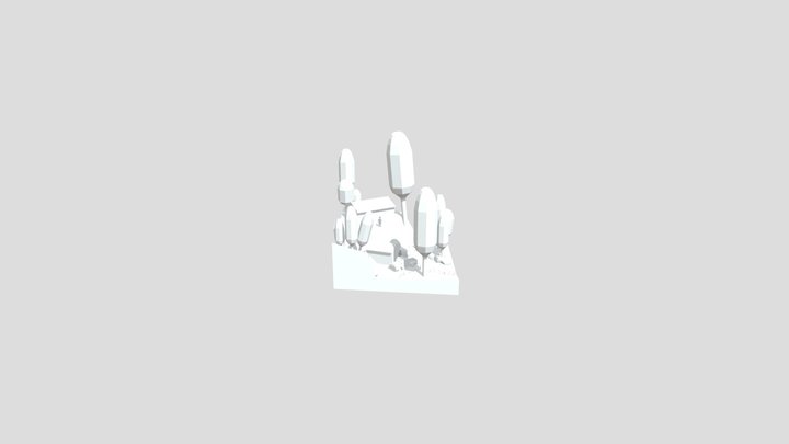 Blockouts_Forest_Loner 3D Model