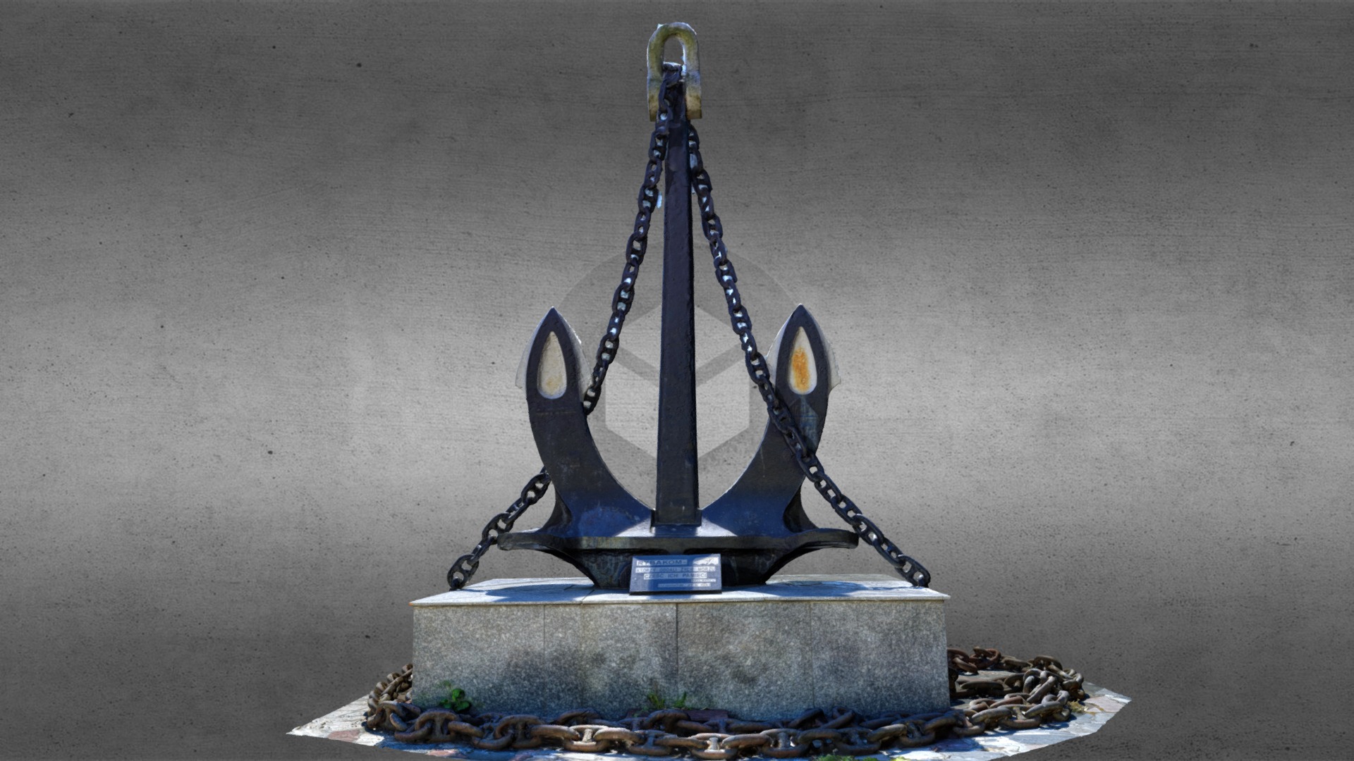 Anchor with chain