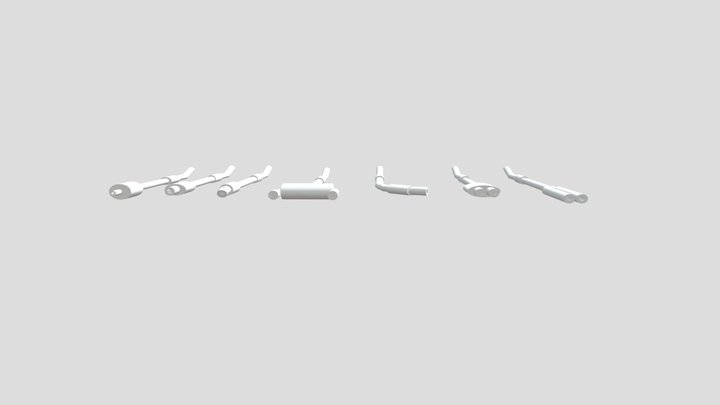 Exhaust Pack 3D Model