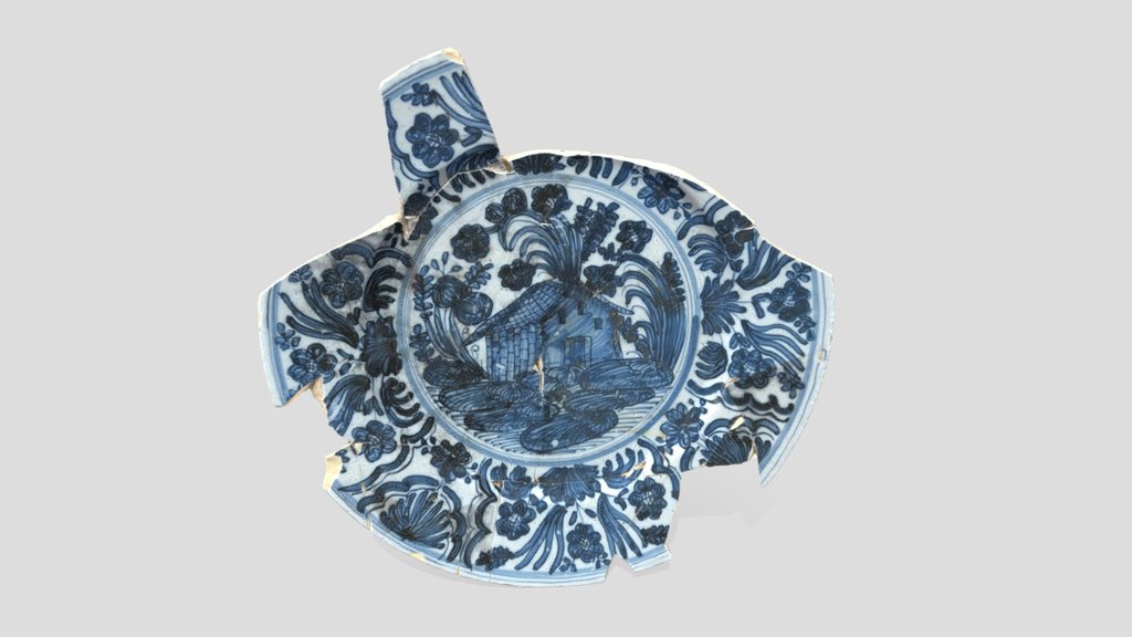 Plate Liguria or Piedmont 1600s | Bord
