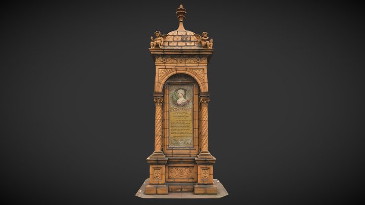 Joanna Baillie Monument, Bothwell, Scotland. 3D Model
