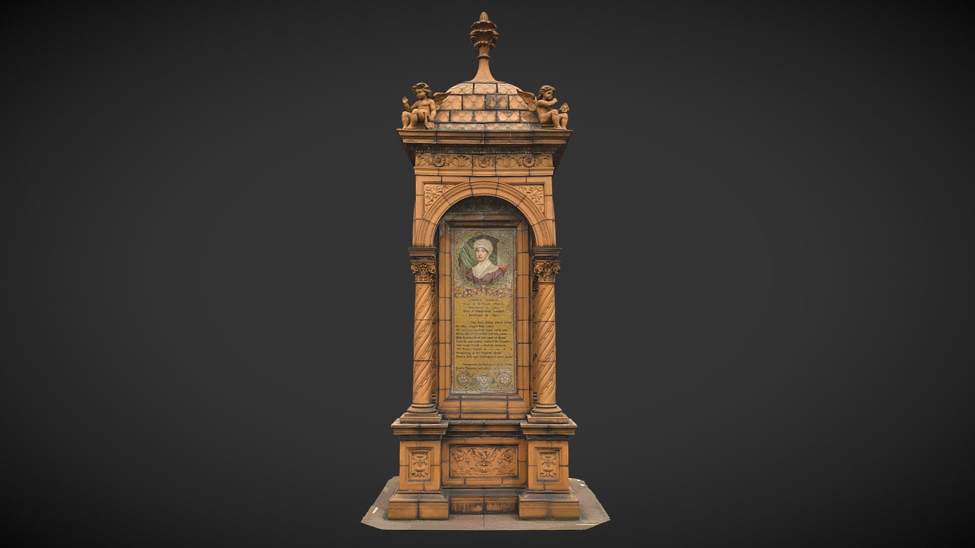 Joanna Baillie Monument, Bothwell, Scotland. — Sketchfab embed 3D viewer