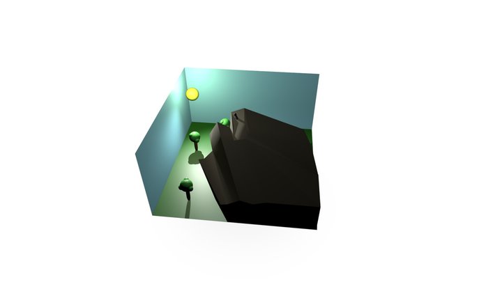 Diorama Mockup 3D Model