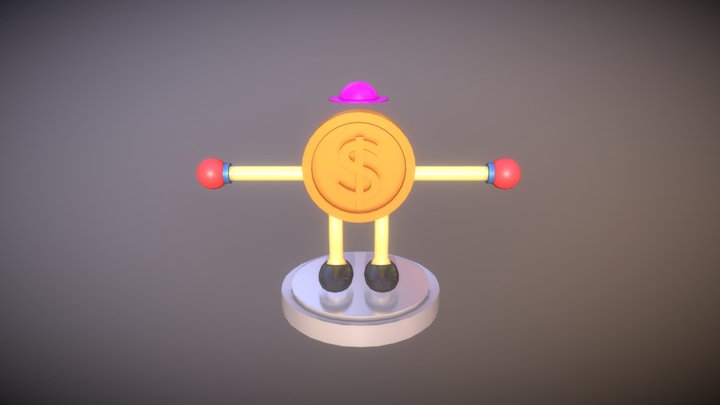 Doller Charcater Lowpoly 3D Model