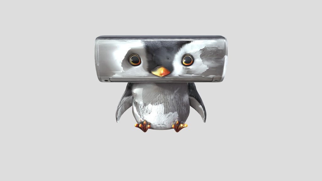 Penguin - shaped air conditioner