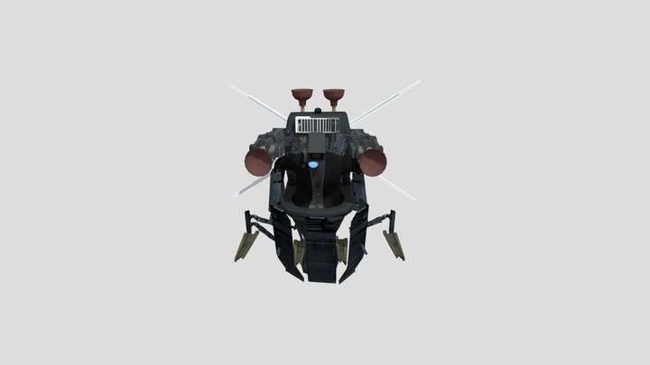Glitch Toilet Plunger Cameraman 3D Model